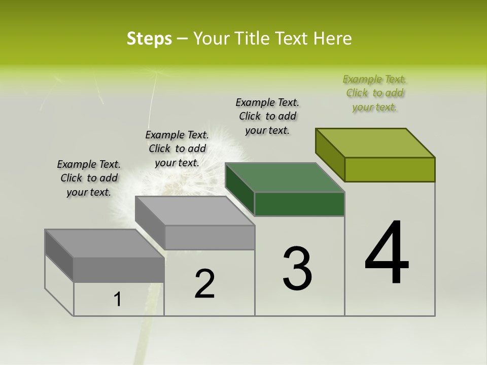 Pollenflug Pusteblume Sommer PowerPoint Template