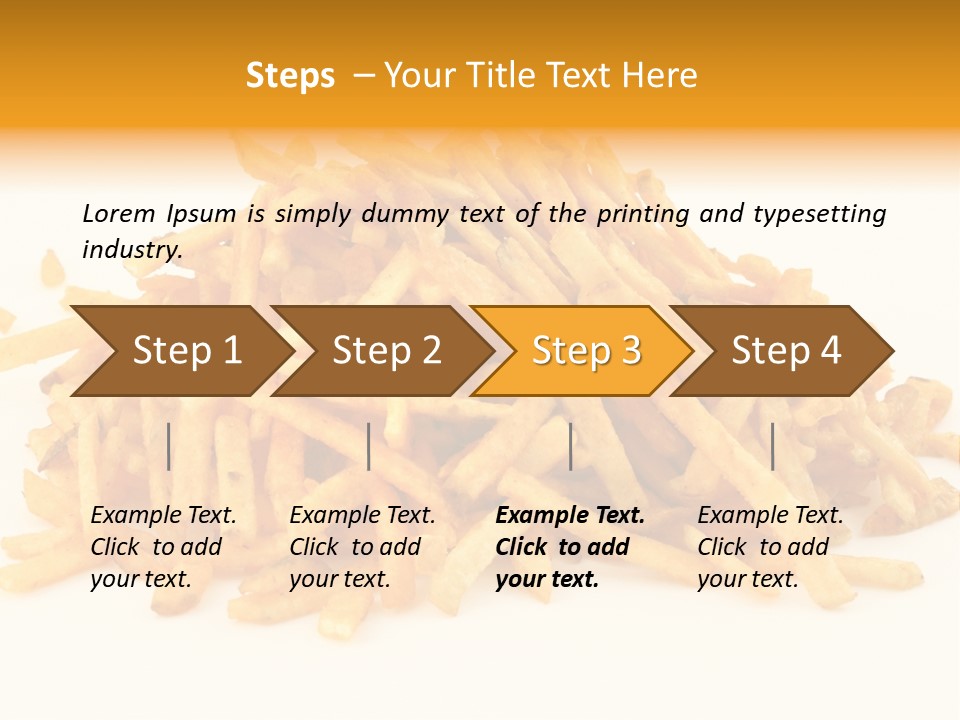 High Key Potato Bright PowerPoint Template