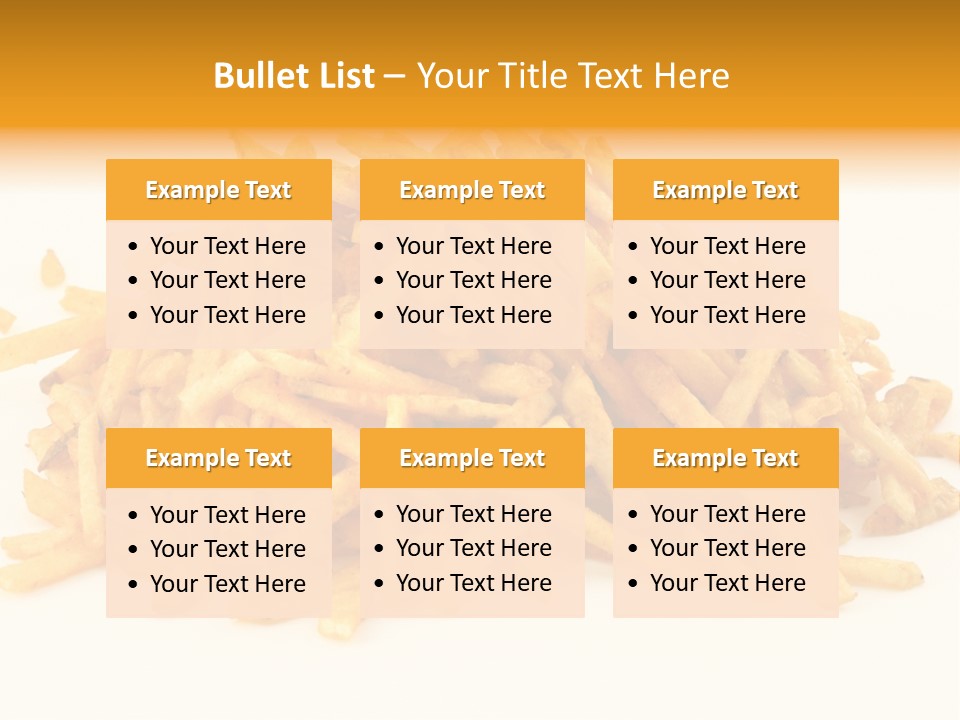 High Key Potato Bright PowerPoint Template