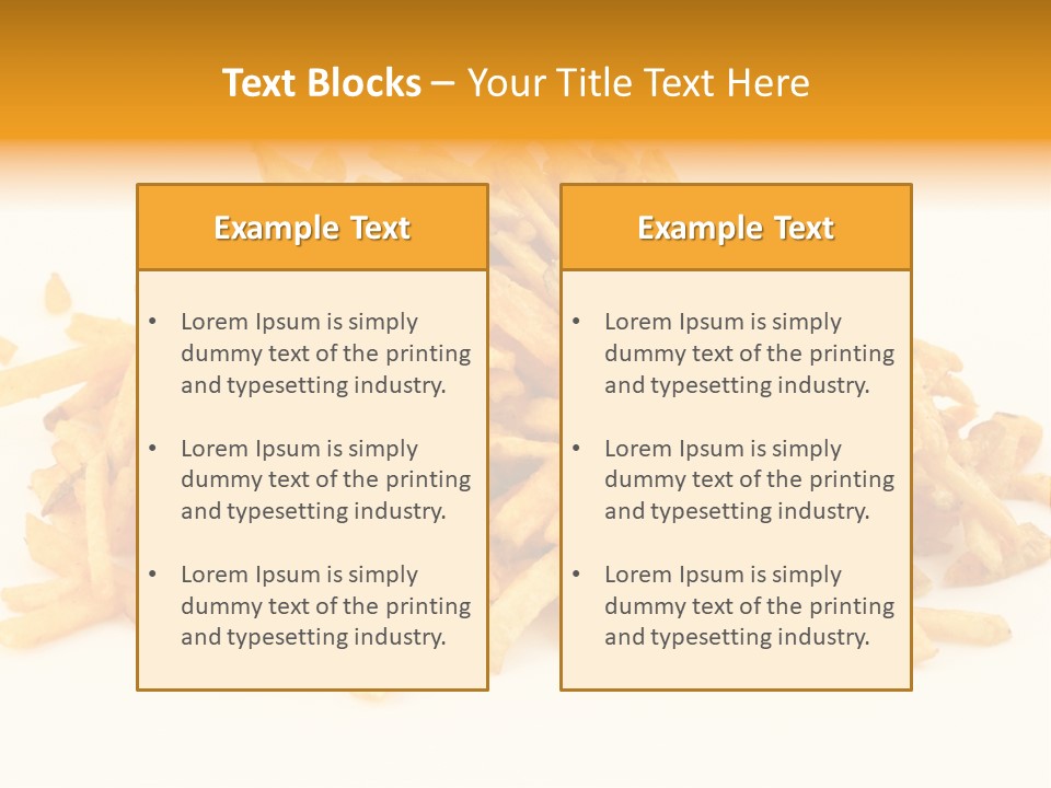 High Key Potato Bright PowerPoint Template