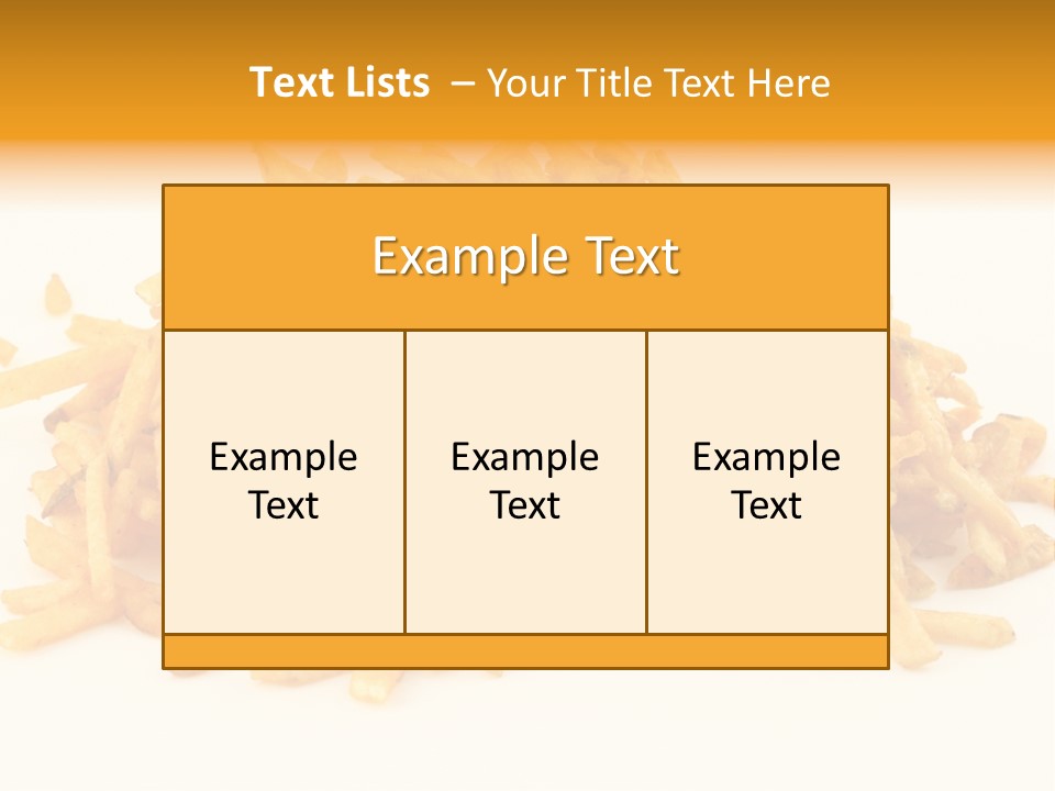 High Key Potato Bright PowerPoint Template