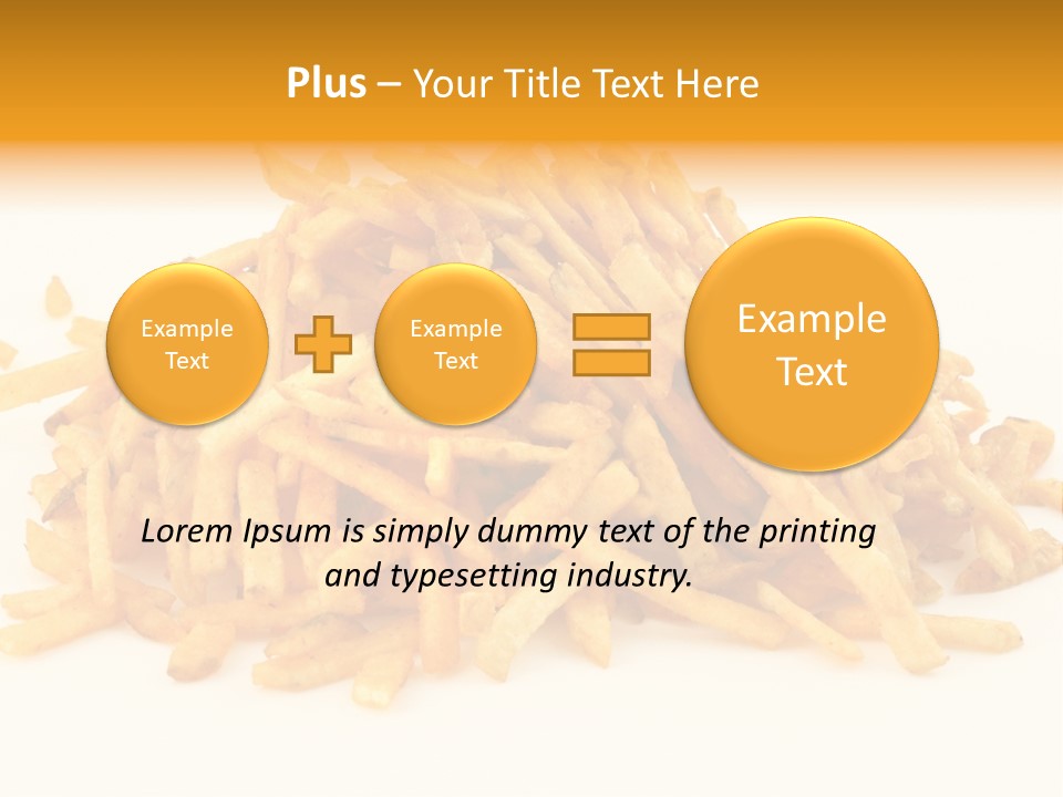 High Key Potato Bright PowerPoint Template