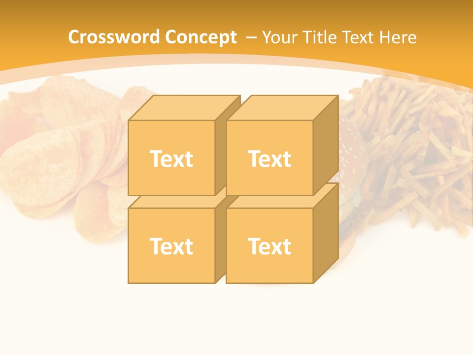 Heap Fry Many PowerPoint Template
