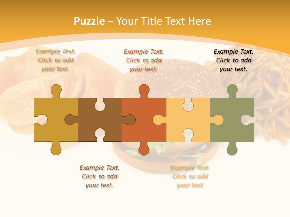 Heap Fry Many PowerPoint Template