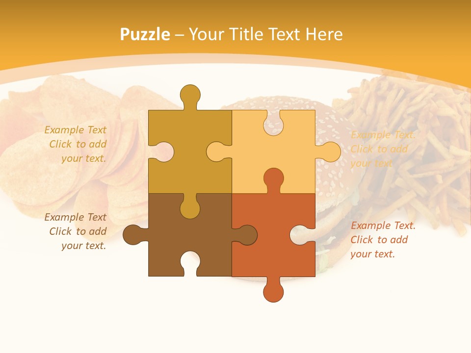 Heap Fry Many PowerPoint Template