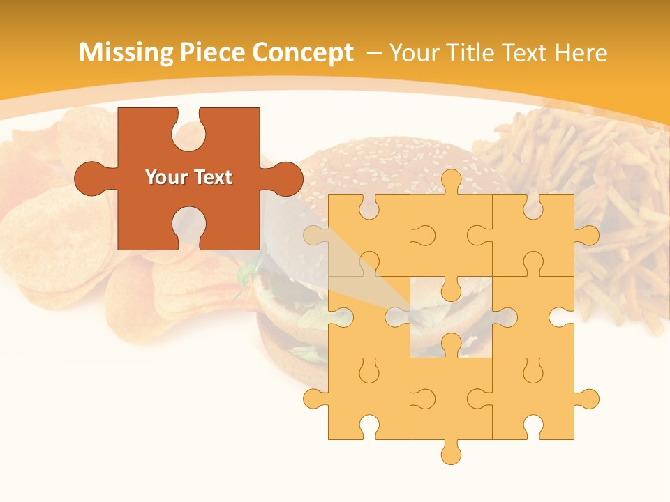 Heap Fry Many PowerPoint Template