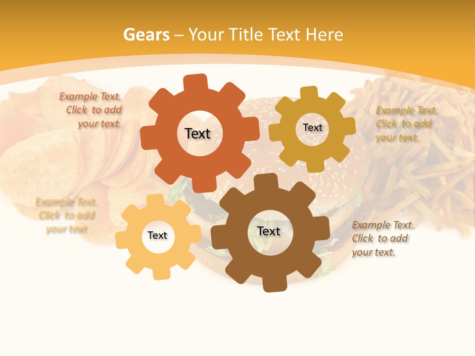 Heap Fry Many PowerPoint Template