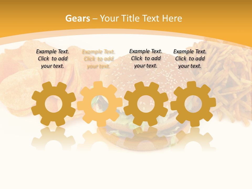 Heap Fry Many PowerPoint Template