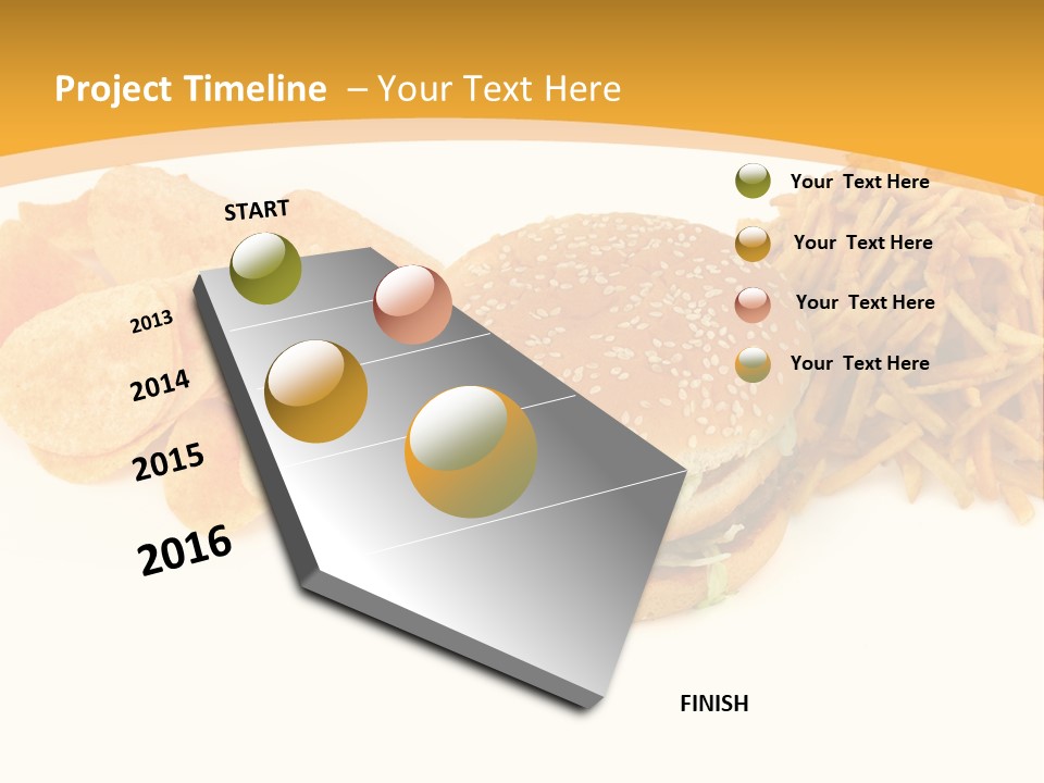 Heap Fry Many PowerPoint Template