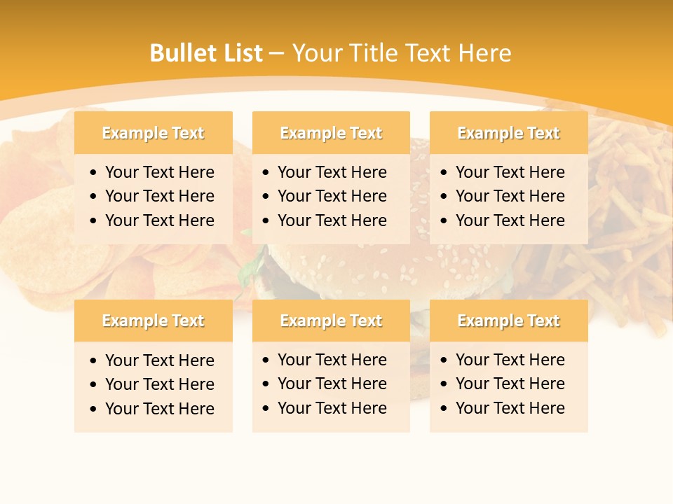 Heap Fry Many PowerPoint Template