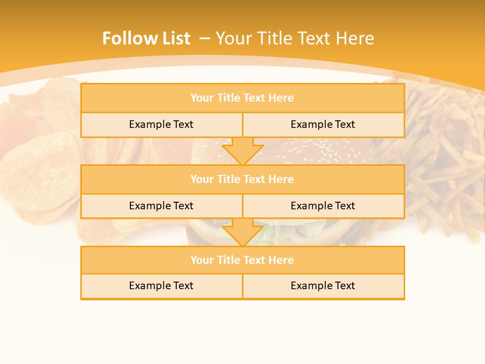 Heap Fry Many PowerPoint Template