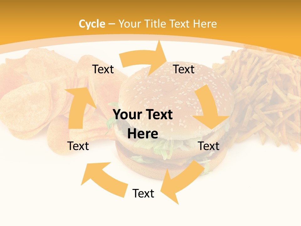 Heap Fry Many PowerPoint Template