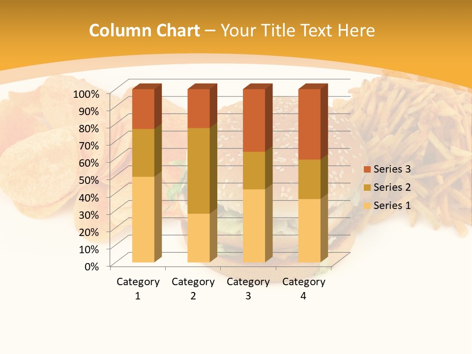 Heap Fry Many PowerPoint Template
