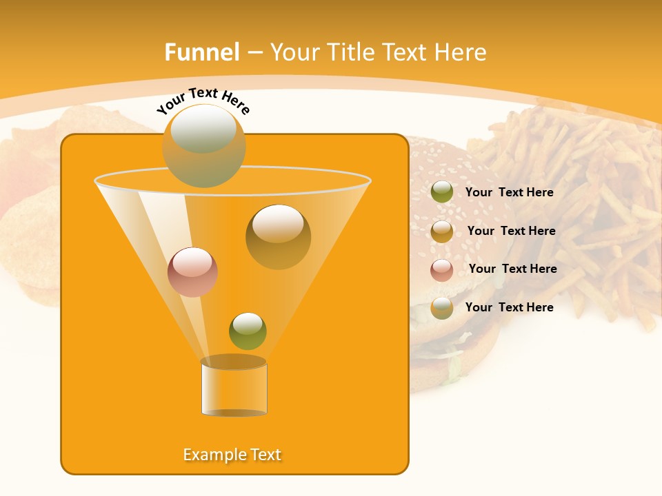 Heap Fry Many PowerPoint Template