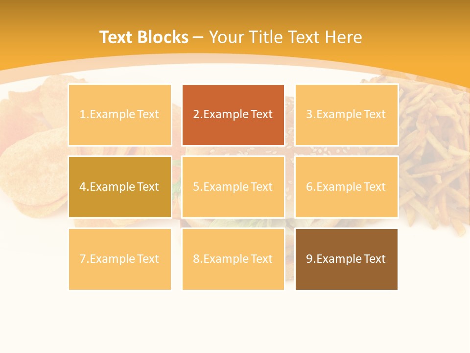 Heap Fry Many PowerPoint Template