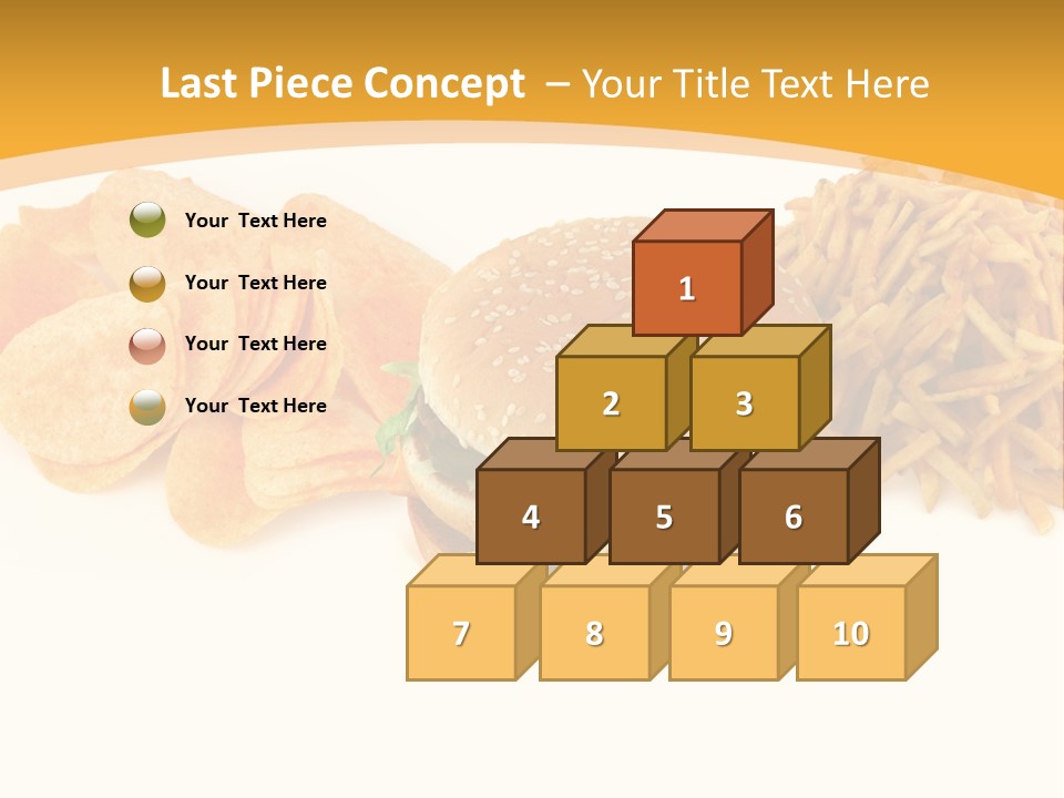 Heap Fry Many PowerPoint Template