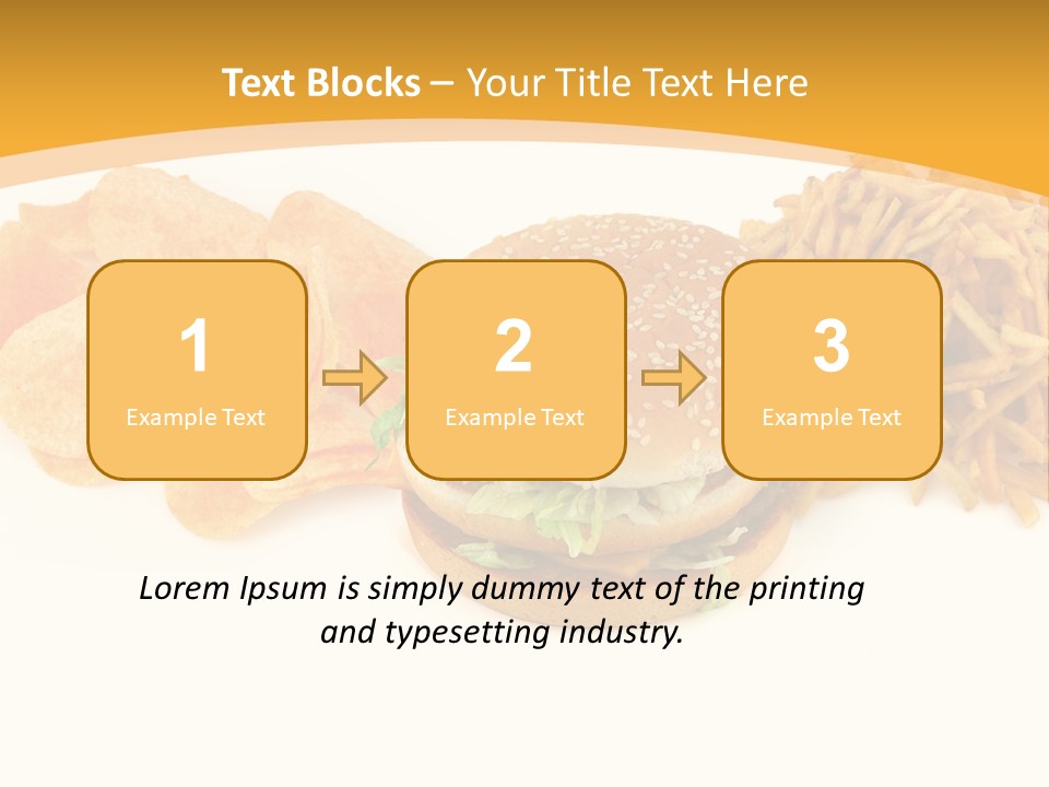 Heap Fry Many PowerPoint Template