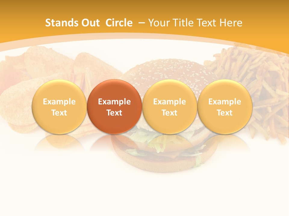 Heap Fry Many PowerPoint Template