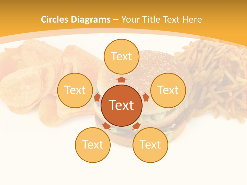 Heap Fry Many PowerPoint Template