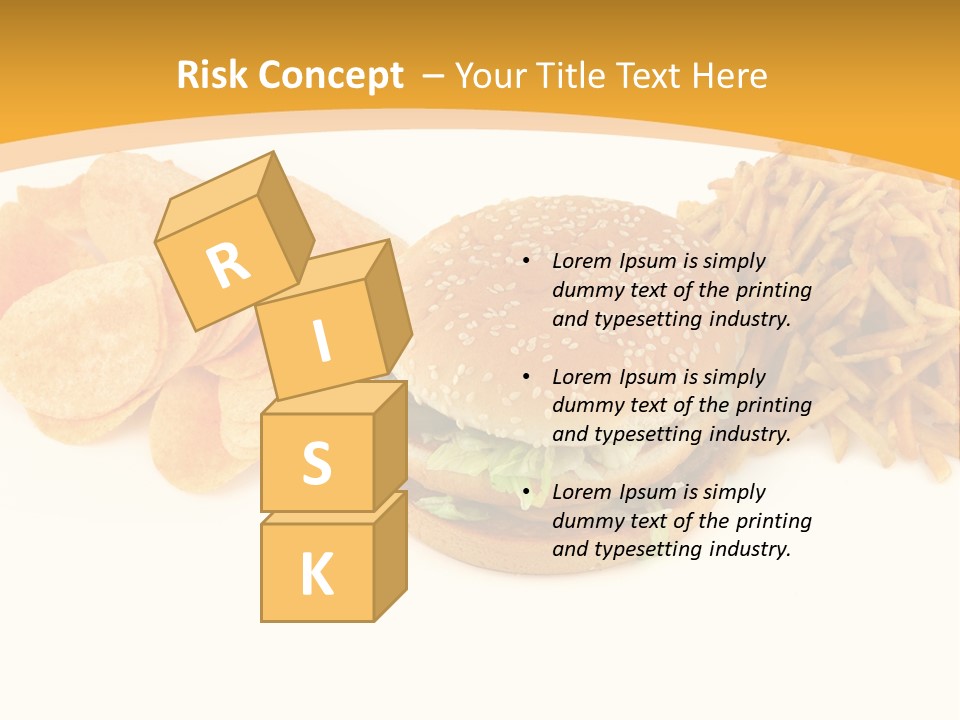 Heap Fry Many PowerPoint Template