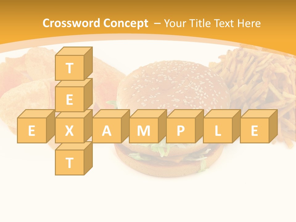 Heap Fry Many PowerPoint Template