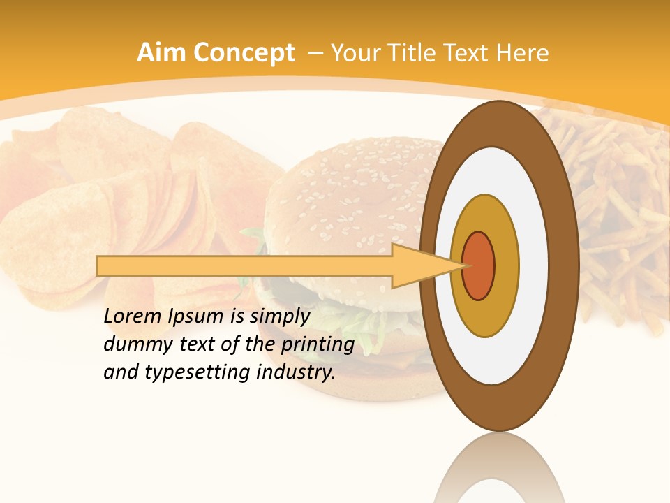 Heap Fry Many PowerPoint Template