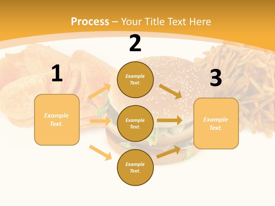 Heap Fry Many PowerPoint Template