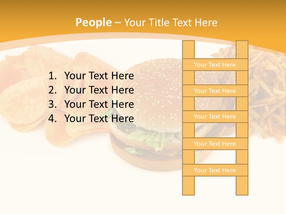 Heap Fry Many PowerPoint Template