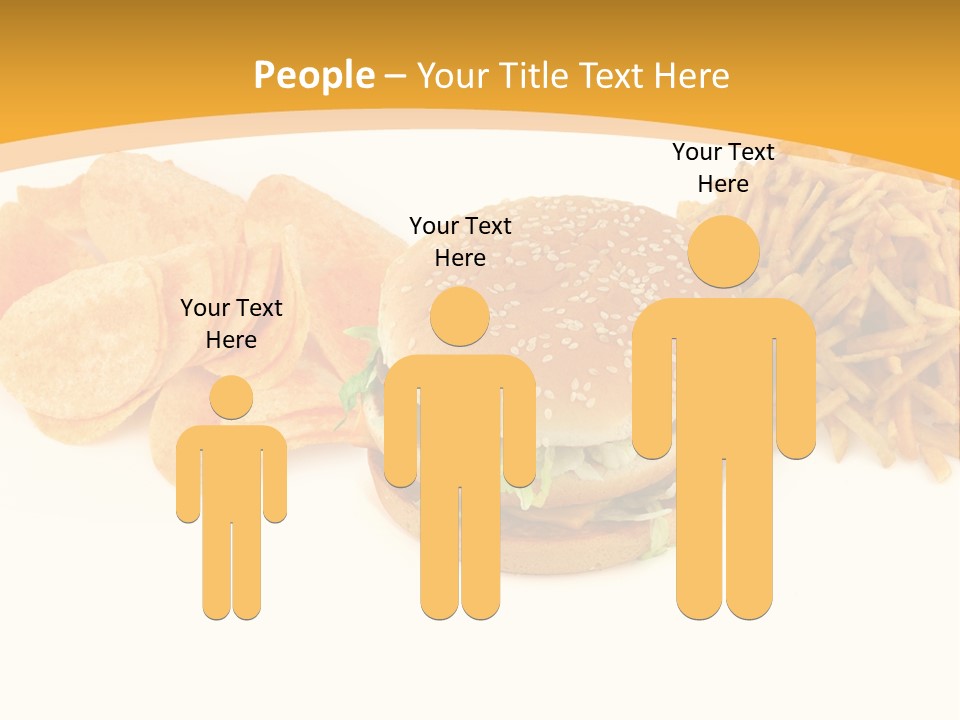 Heap Fry Many PowerPoint Template