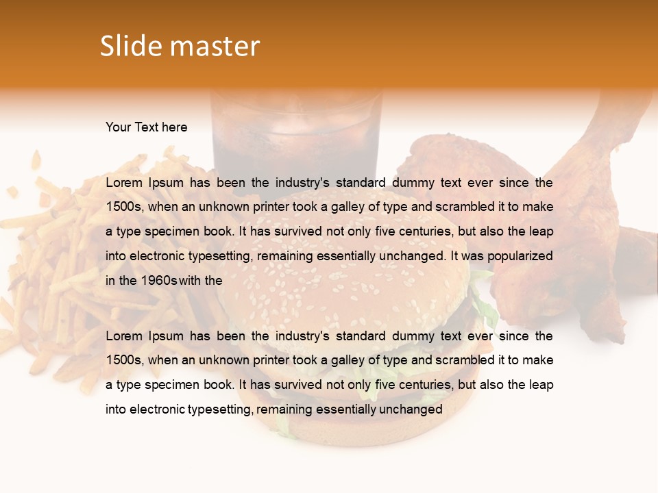 Fast Fry Sesame PowerPoint Template