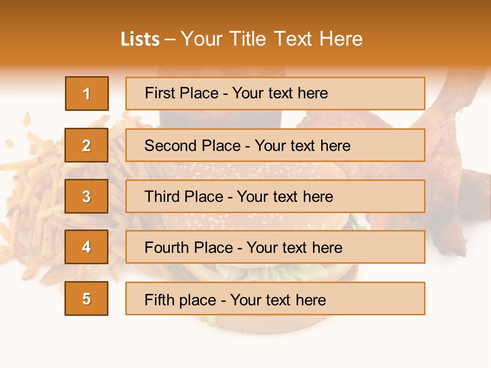 Fast Fry Sesame PowerPoint Template