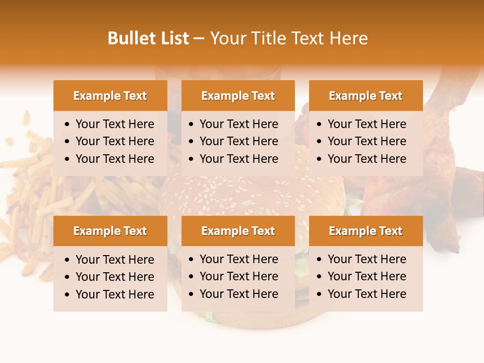 Fast Fry Sesame PowerPoint Template