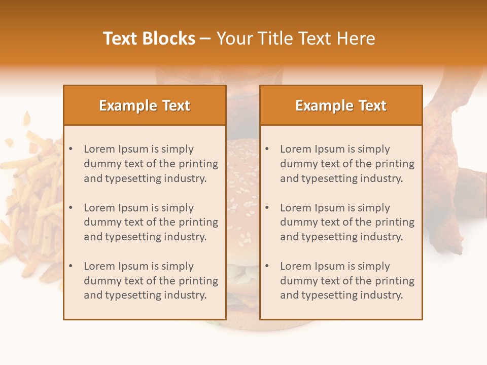 Fast Fry Sesame PowerPoint Template