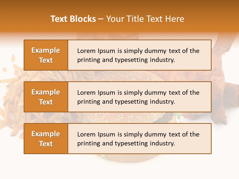 Fast Fry Sesame PowerPoint Template