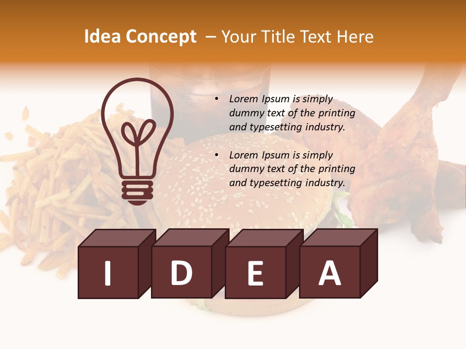 Fast Fry Sesame PowerPoint Template