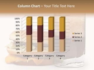 Fast White Background Hamburger PowerPoint Template