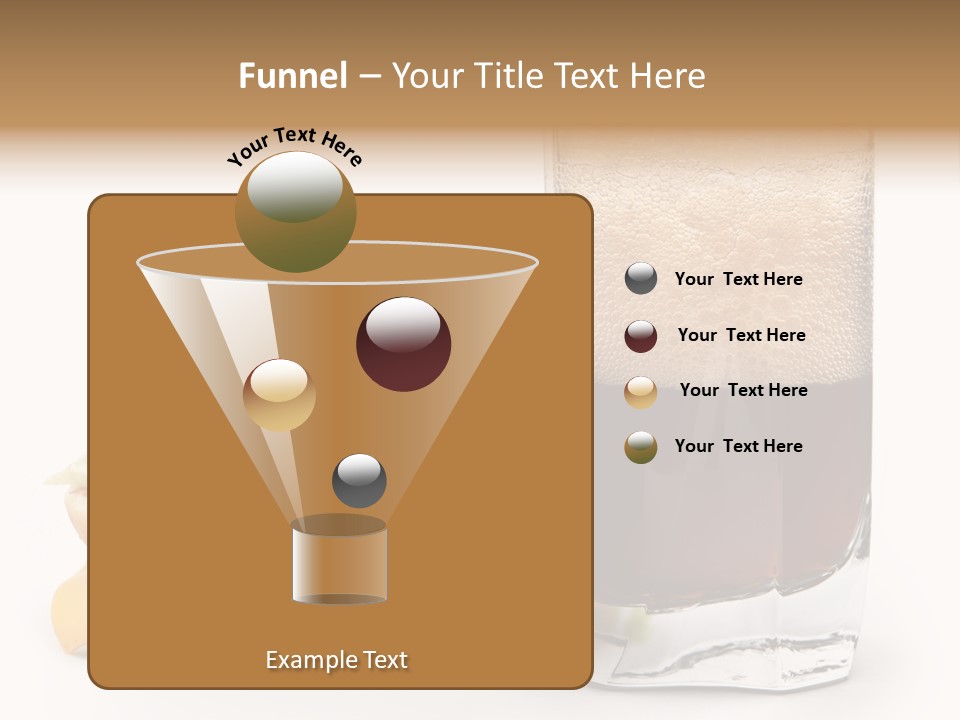 Fast White Background Hamburger PowerPoint Template