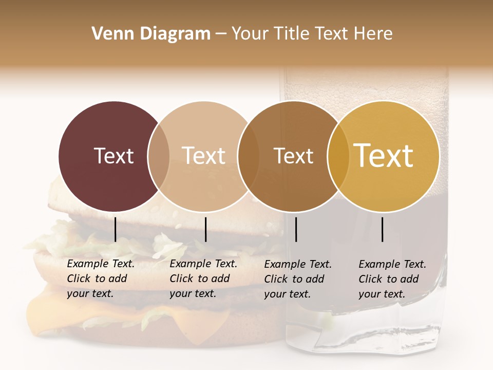 Fast White Background Hamburger PowerPoint Template