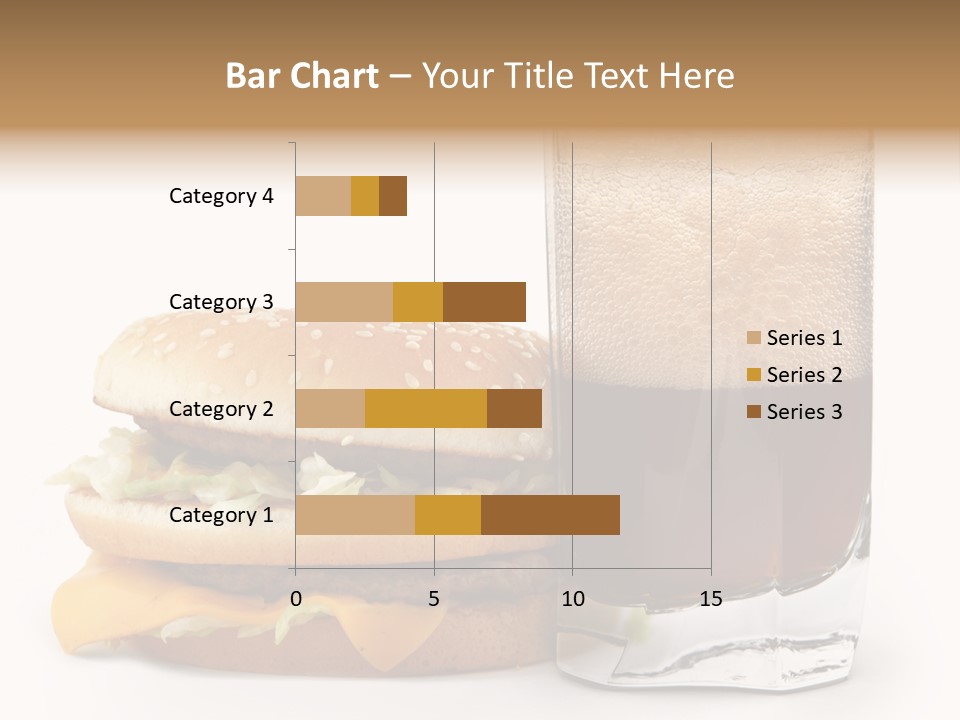 Fast White Background Hamburger PowerPoint Template