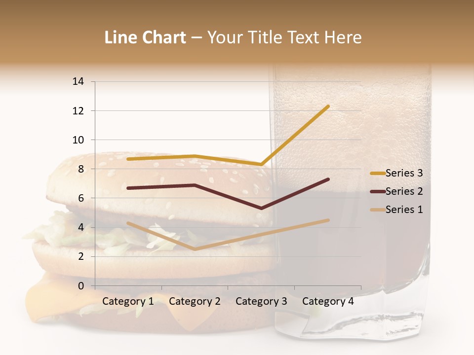 Fast White Background Hamburger PowerPoint Template