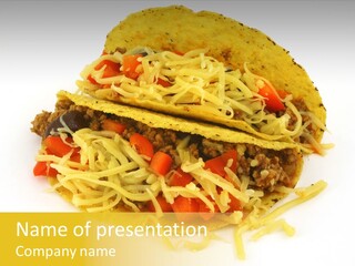 Food Meal Taco PowerPoint Template