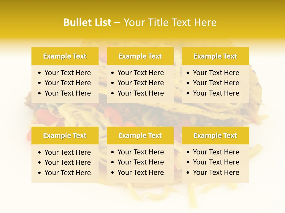 Food Meal Taco PowerPoint Template