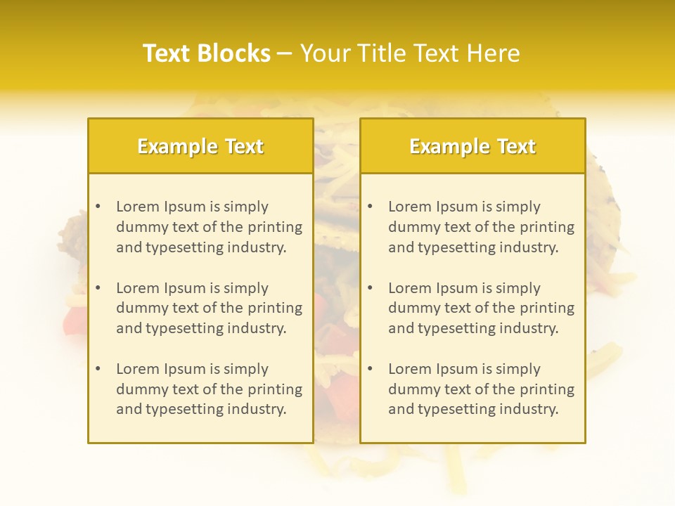 Food Meal Taco PowerPoint Template
