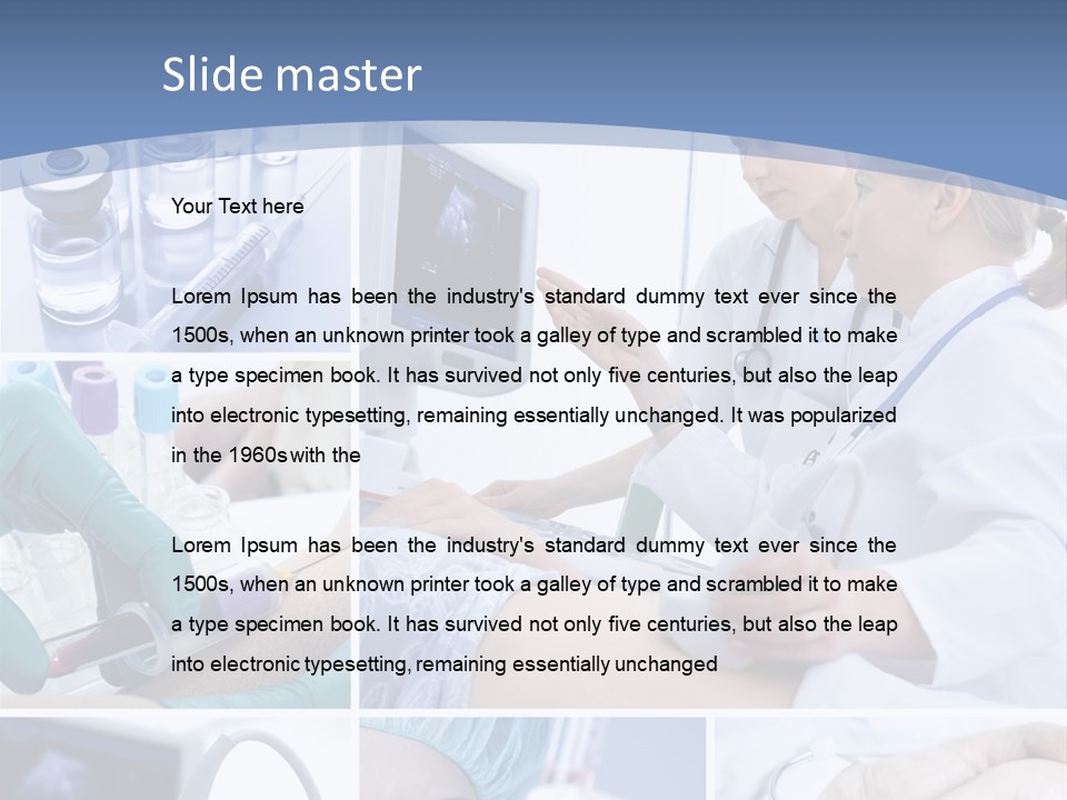 Virus Blood Expertise PowerPoint Template