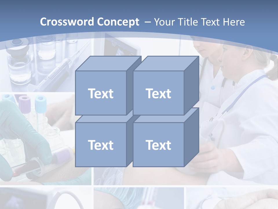 Virus Blood Expertise PowerPoint Template