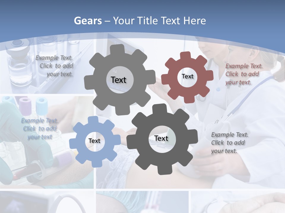 Virus Blood Expertise PowerPoint Template