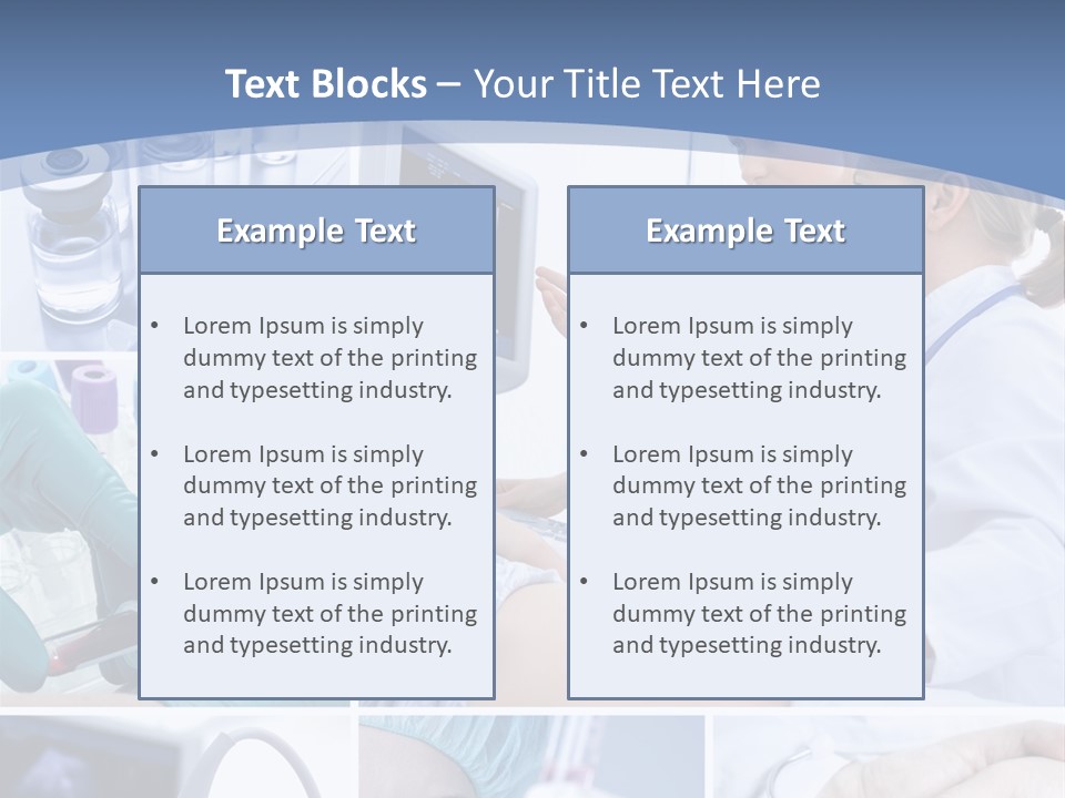 Virus Blood Expertise PowerPoint Template