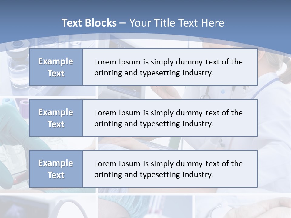 Virus Blood Expertise PowerPoint Template