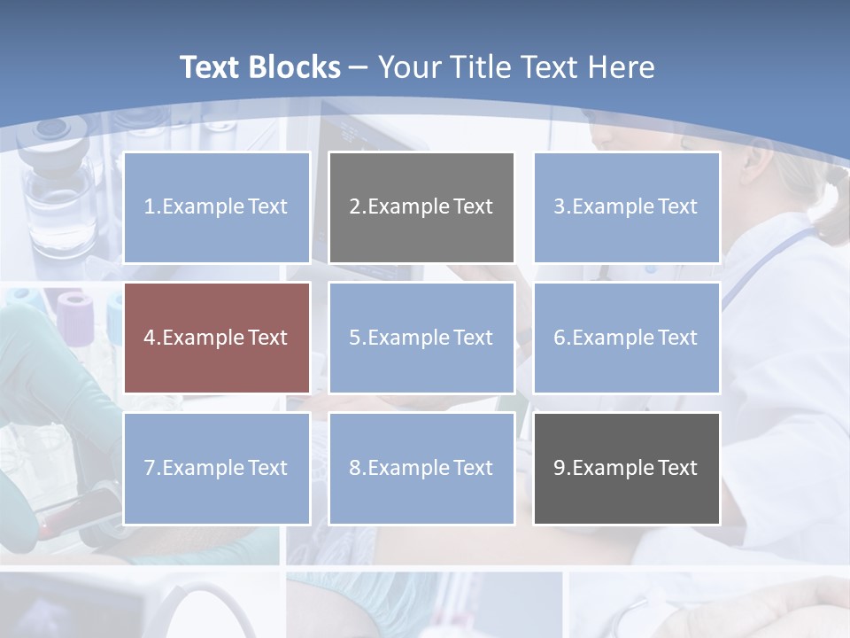 Virus Blood Expertise PowerPoint Template