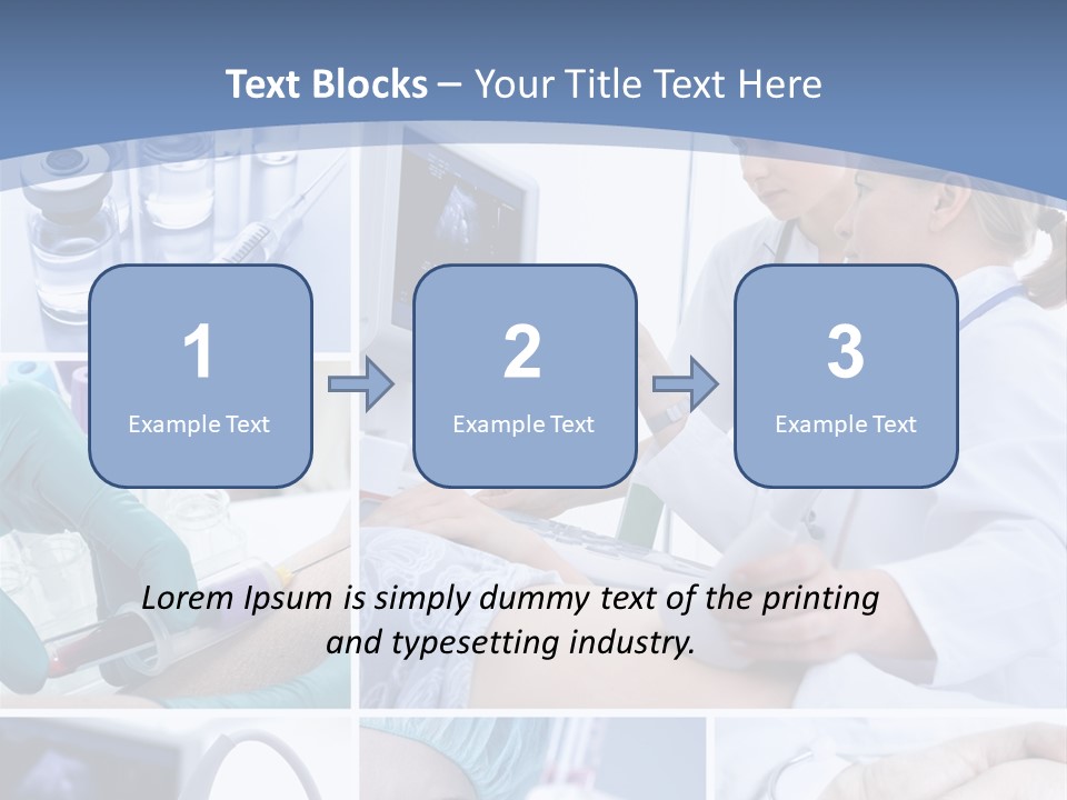 Virus Blood Expertise PowerPoint Template
